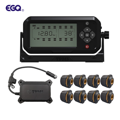 اثني عشر مستشعرًا RF نظام مراقبة ضغط الإطارات اللاسلكي 120Psi Freescale Chip Truck TPMS