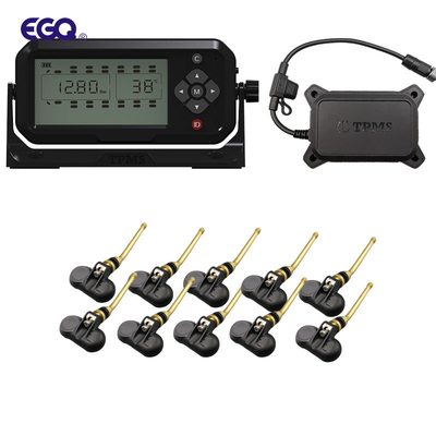 نظام مراقبة ضغط إطارات الشاحنة ذات 12 عجلة 203 حساسات PSi TPMS المجمعة 433.92 ميجا هرتز 12 مللي أمبير