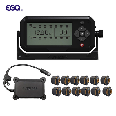 RS232 7 عجلات 12mA 4V نظام مراقبة ضغط الإطارات تبديل مفاتيح الحافلة TPMS
