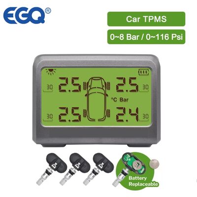 MY66 جهاز مراقبة TPMS للسيارات ضغط الإطارات 433MHz جهاز استشعار داخلي