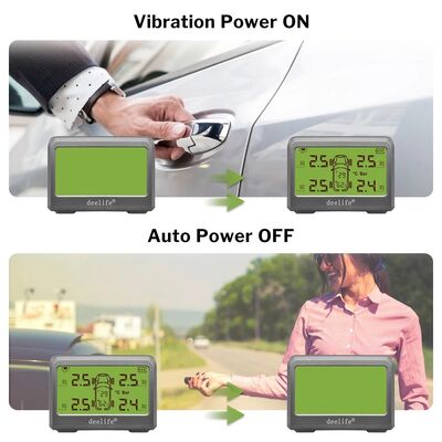 MY66 جهاز مراقبة TPMS للسيارات ضغط الإطارات 433MHz جهاز استشعار داخلي