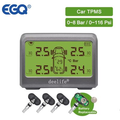 MY66T سيارة TPMS رطوبة مراقبة ضغط الإطارات 433MHz جهاز استشعار داخلي