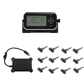 نظام مراقبة ضغط الإطارات ذو 12 عجلة TPMS مستشعرات مجمعة 433.92MHz 12mA 203 Psi