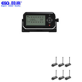 شاشة LCD ست عجلات لاسلكية مقطورة شاحنة حلول TPMS