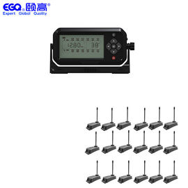 RS232 Truck TPMS System 22 Wheel 345mAh 433.92HMz مستشعر نوع الصمام