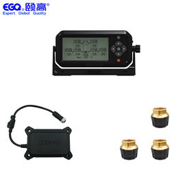 نظام TPMS ثماني الإطارات للسيارة RS232 في الوقت الحقيقي نظام مراقبة ضغط الإطارات RV