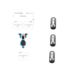 مستشعر ضغط الإطارات الأمامي 3 عجلات 120 Psi BLE Bike TPMS للدراجات